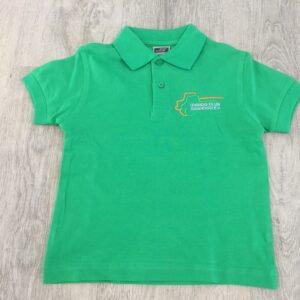 Kinder Poloshirt grün Gr. 146/152
