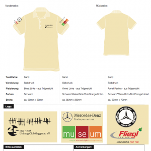 Polo-Shirt Jubiläumsedition beige